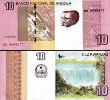 10 Kwanzas Angola 2012 (2017), P151B UNC - Kliknutím na obrázok zatvorte -